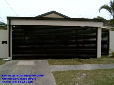 Batten Style Garage Door 0005